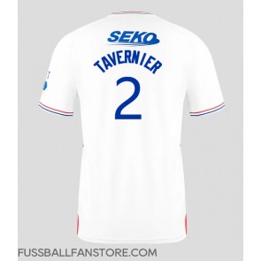 Rangers James Tavernier #2 Replik Auswärtstrikot 2023-24 Kurzarm